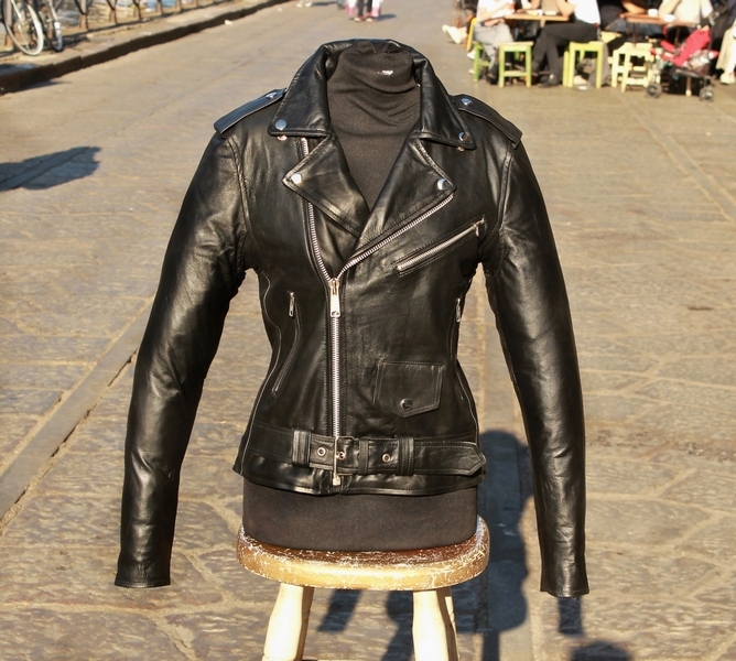 giacca chiodo pelle donna
