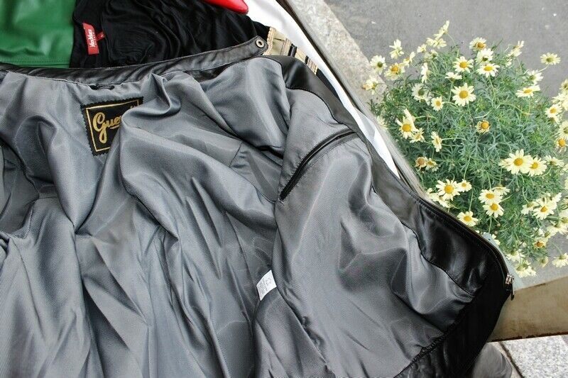 Giubbotto giacca pelle mobida stile moto anni 70 G
