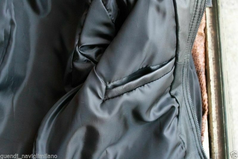 Giubbotto giacca pelle milano modello fonzie anni 