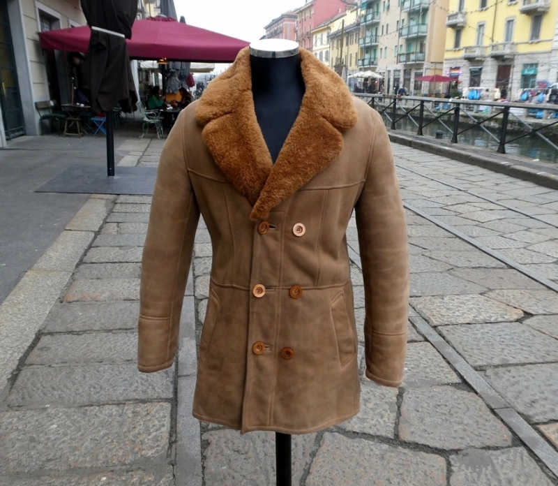 Monpel shearling coat size L