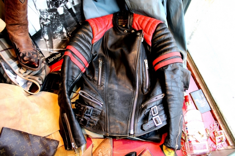 Erel biker leather jacket size 42