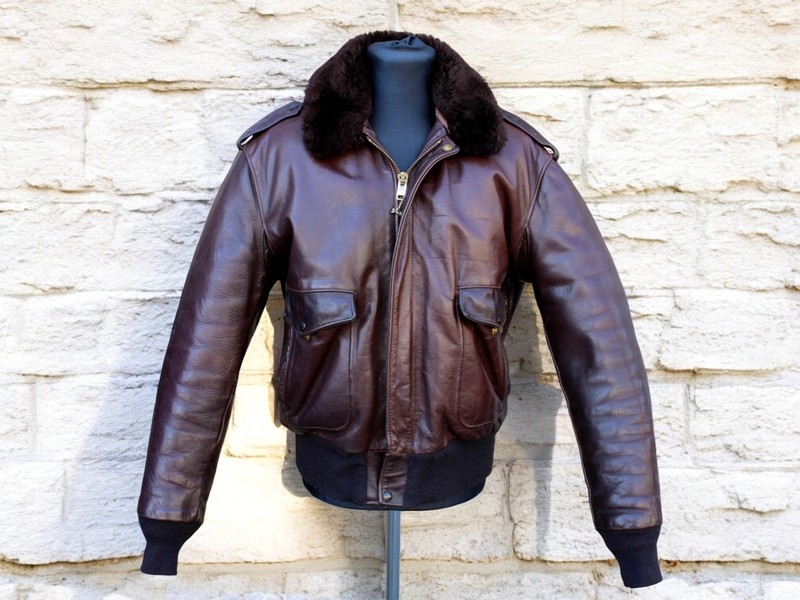 Giubbotto pelle Schott originale marrone vintage o