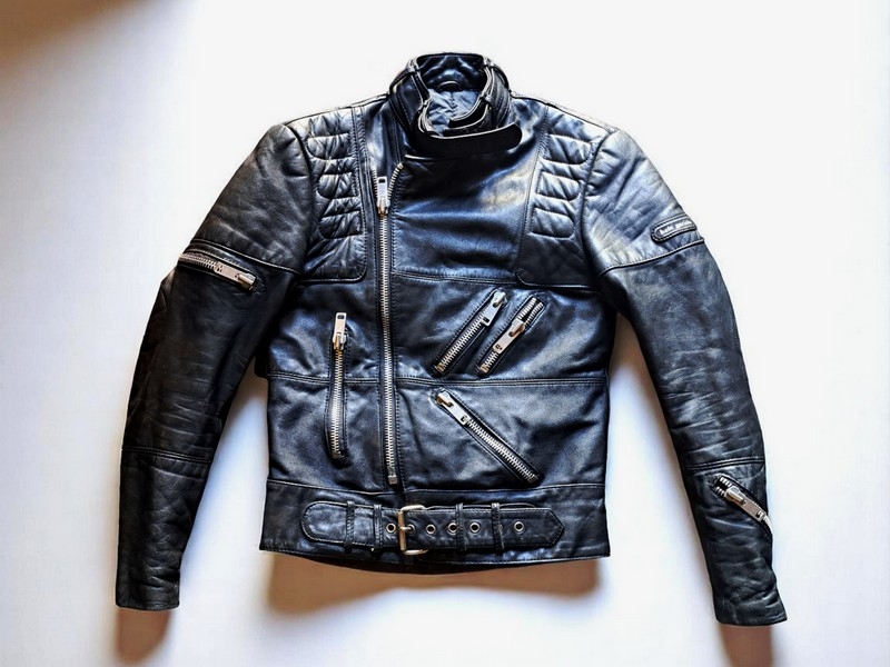 Giubbotto chiodo pelle biker Hein Gericke vintage 
