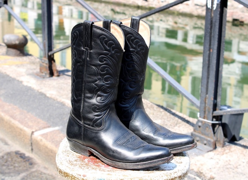 Tony mora western boots vintage number 41