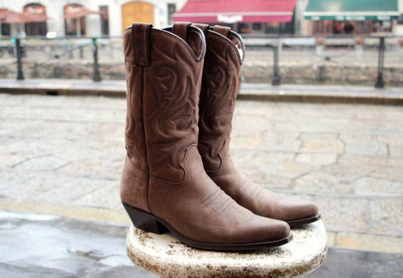 Leather boots joe sanchez 44