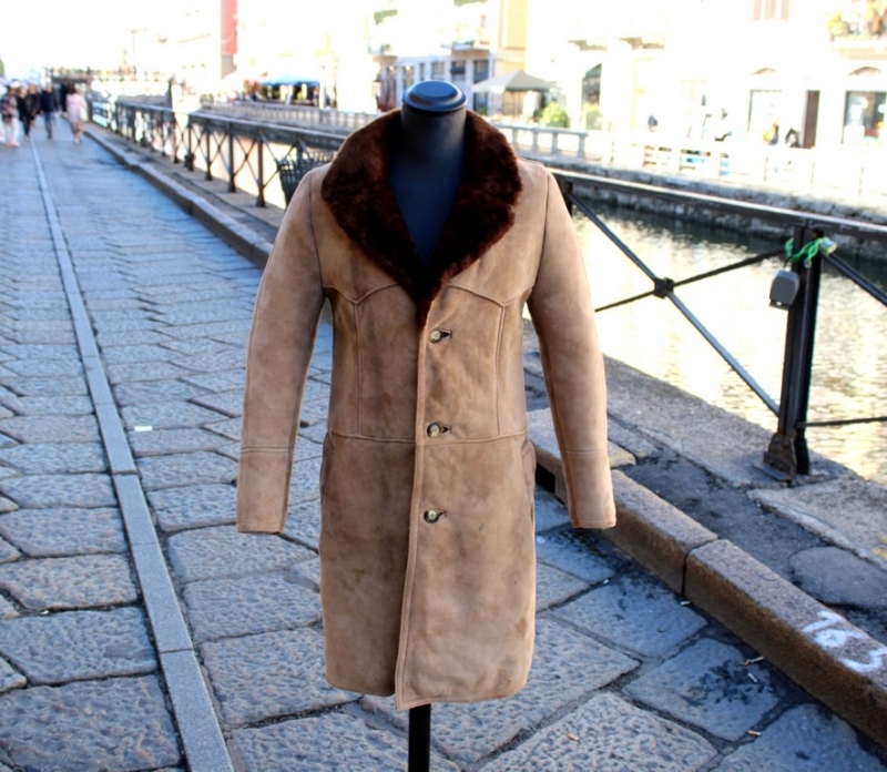 Vintage shearling coat size S