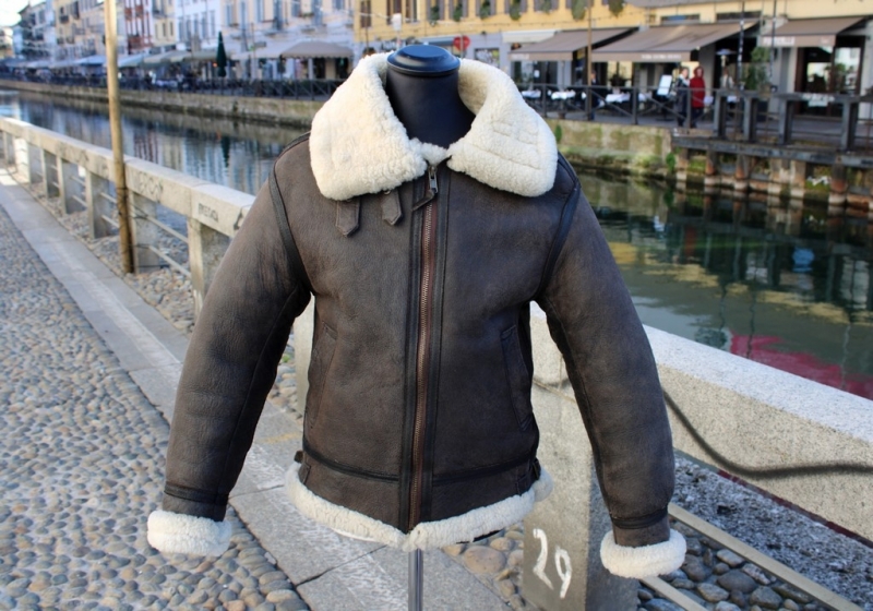 Oakwood b3 aviator shearling jacket