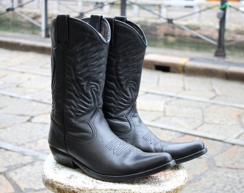 Stivali Pelle Texani Vintage Kentuckys Western n