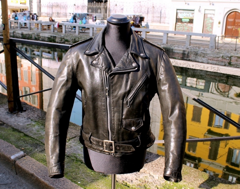 Giacca Pelle Chiodo Schott Perfecto Vintage Origin