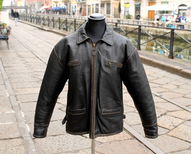 Giubbotto Pelle Aviatore Bomb Boogie vintage origi