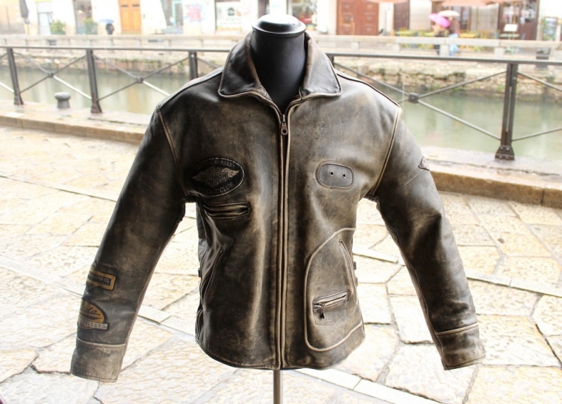 Giubbotto Pelle Invecchiata Harley Davidson Origin