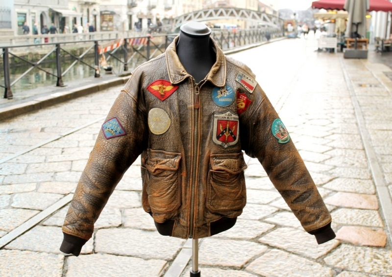 Giubbotto Pelle Aviatore Avirex Top Gun G1 Vintag