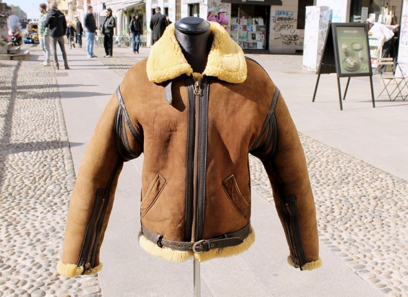 Giubbotto Montone Aviatore Rocky RAF Schott Origin