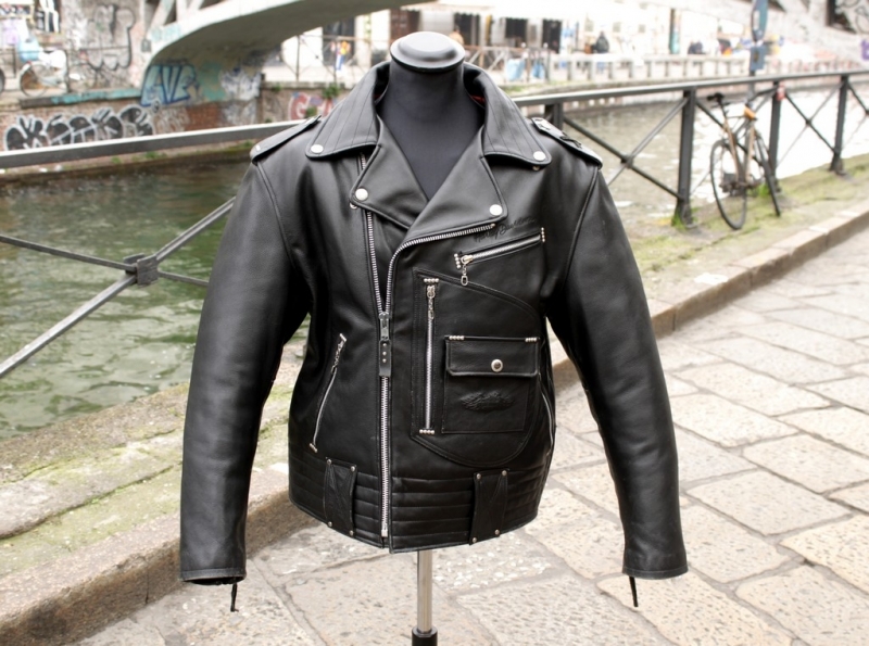 Giacca Giubbotto Pelle Chiodo Harley Davidson Orig