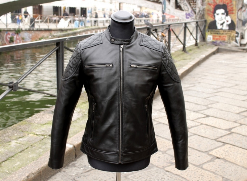 Giubbotto Pelle stile biker Belstaff Guendj Nuovo
