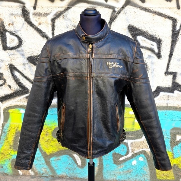 Cow hide harley jacket vintage size XL us