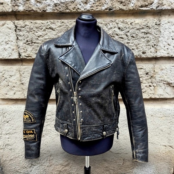 Giacca Chiodo HarleyDavidson Vintage Biker Taglia