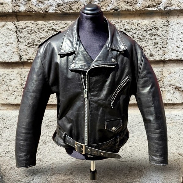 Giacca Pelle Chiodo Schott Perfecto 118 Vintage Or
