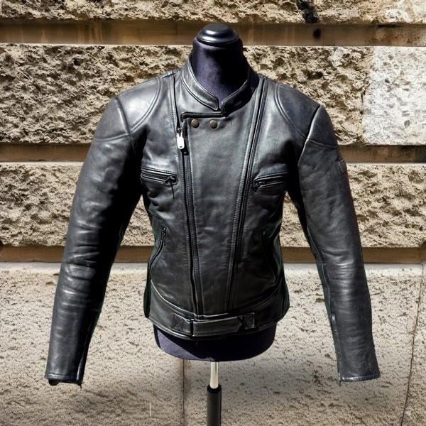 Giubbotto chiodo moto biker IXS caferacer vintage 