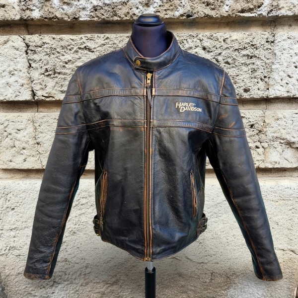 Cow hide harley jacket vintage size XL us
