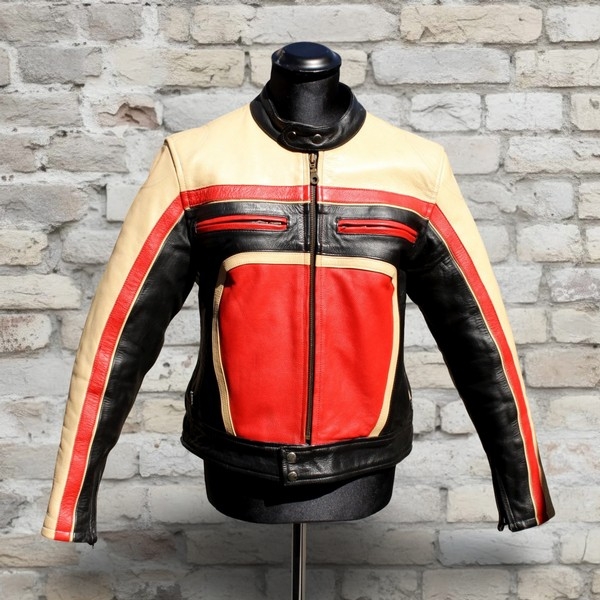 Giubbotto Pelle Moto Biker Vintage Texas Leather M