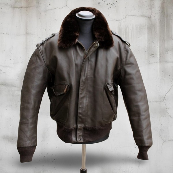 Giubbotto Bomber Schott Aviatore Vintage Pelle Mar