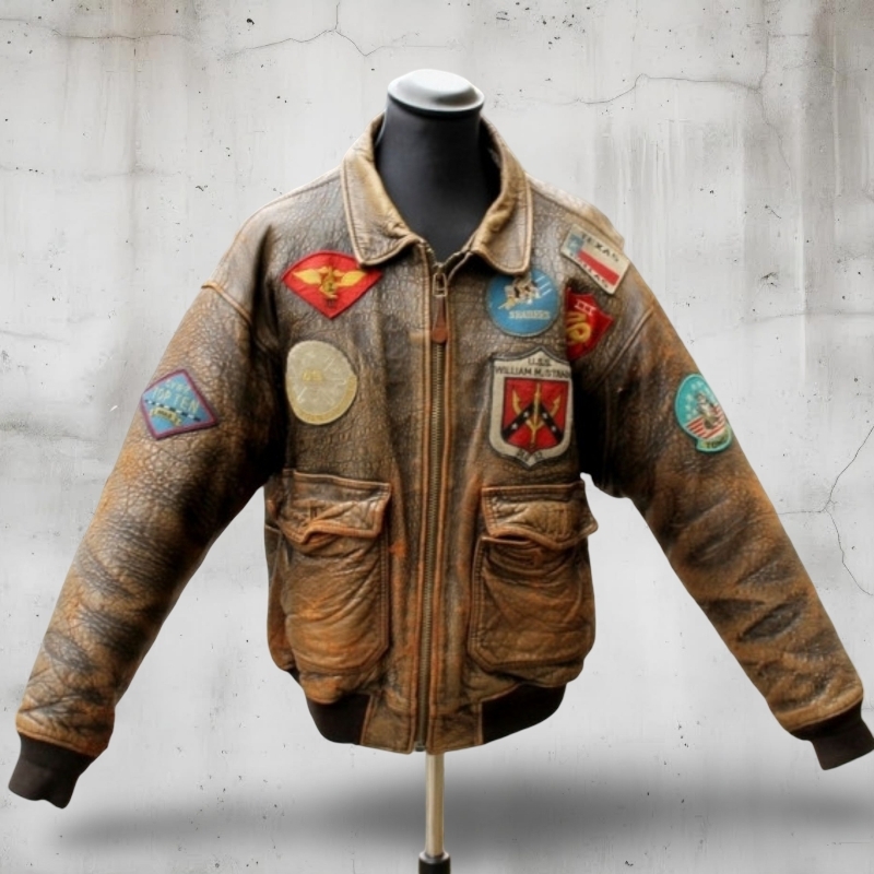 Giubbotto Pelle Aviatore Avirex Top Gun G1 Vintag