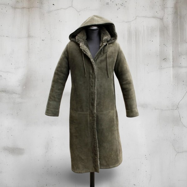 Cappotto Pelle Montone Shearling Montgomery Vintag