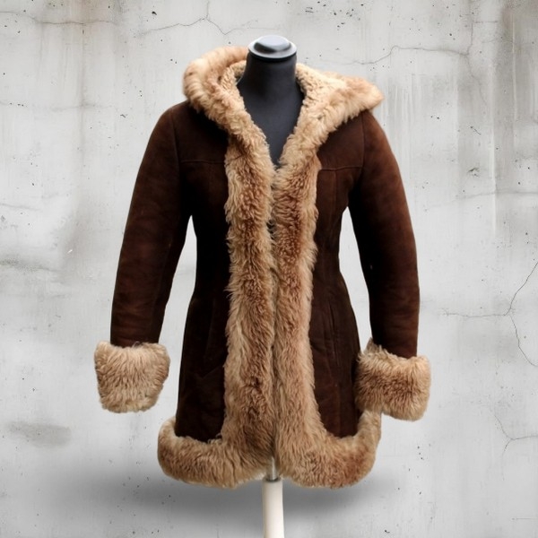 Cappotto Montone Montgomery Shearling Vintage