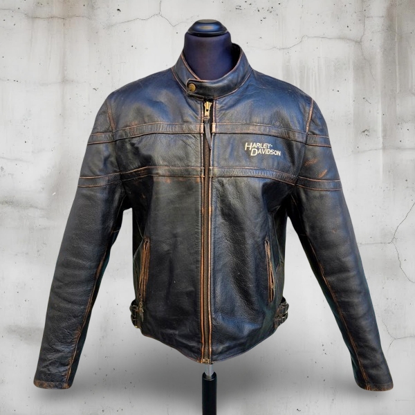 Cow hide harley jacket vintage size XL us