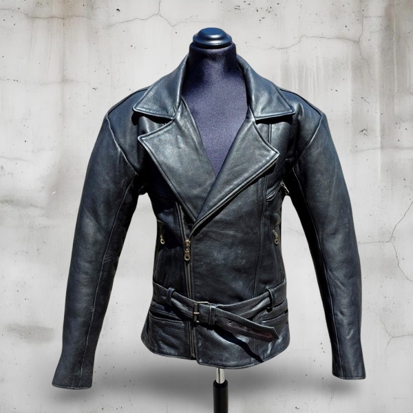 Highway vintage leather jacket moto biker 